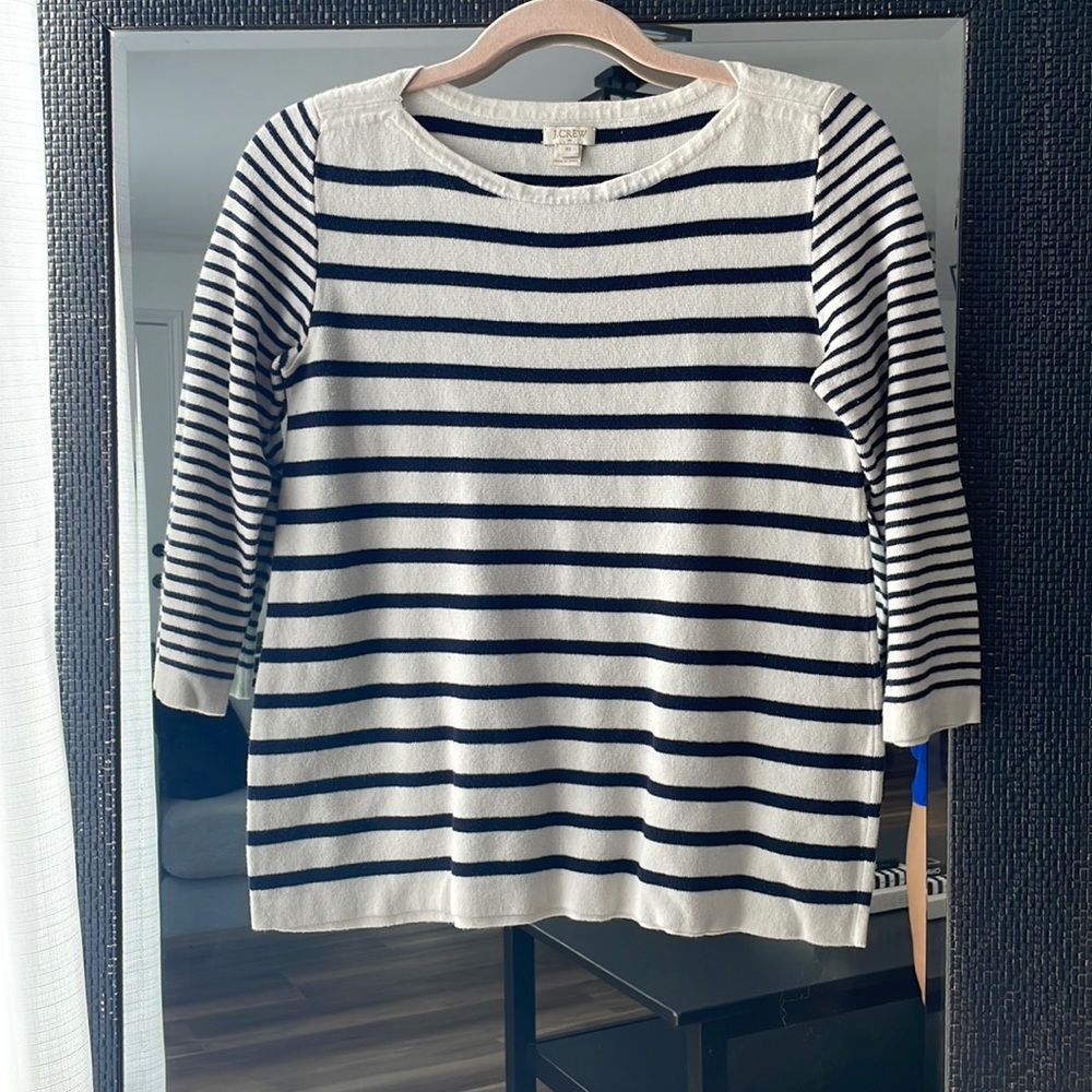 J Crew Striped Sweater